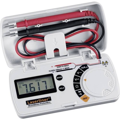 LASERLINER Digitalni ručni multimetar MultiMeter Pocket Box CAT II 250 V broj mjesta na zaslonu: 3.5 Cijene
