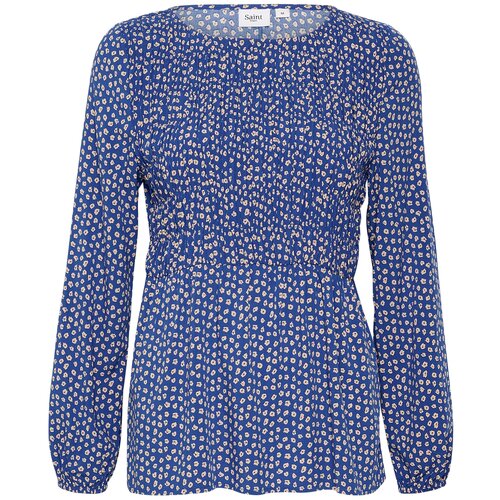 Saint Tropez Bluza &amp;#039;Gisla&amp;#039; bež / kraljevo modra Slike