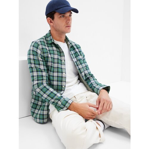 GAP Upper Plaid Shirt - Men Cene