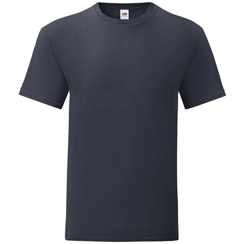 Fruit Of The Loom Navy blue Iconic combed cotton t-shirt Slike