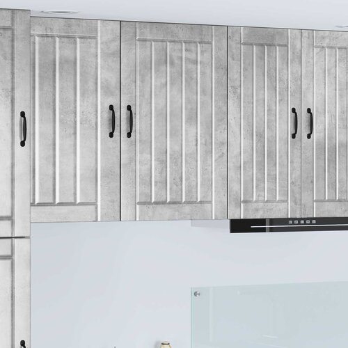  Ormar za Zid Lucca Betonska siva 50 x 31 x 80 cm Slike