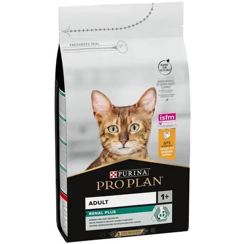 Purina PRO PLAN Renal Plus Adult Chicken - hrana za odrasle mačke sa piletinom za podr&amp;scaron;ku zdravlju bubrega (1,5kg, 10kg) 1,5kg Slike