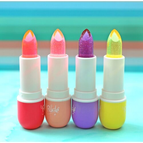 Rude Cosmetics Manga Collection Lip Balm vlažilni balzam za ustnice odtenek Peach Kiss 3.5 g Slike