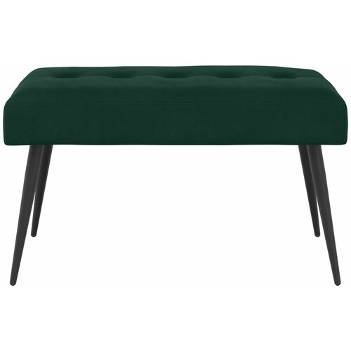  Klupa s gumbastim tkanjem Tamnozelena 80 x 40 x 46 cm Bar&amp;scaron;un Slike