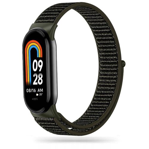 Onasi Pa&amp;scaron;ček za uro Xiaomi Mi Band 8 - najlon zelen Slike