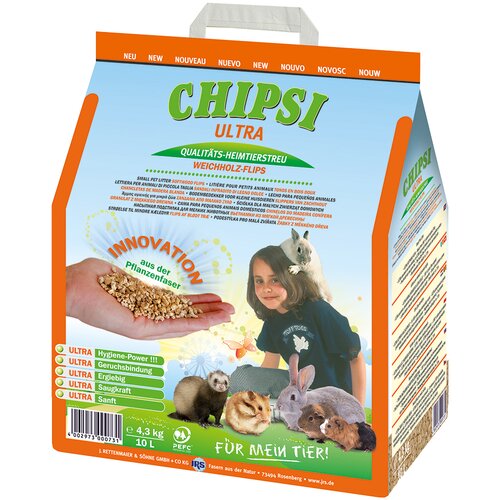 Chipsi Ultra stelja za male životinje - 2 x 10 Litara (4,5 kg) Cijene