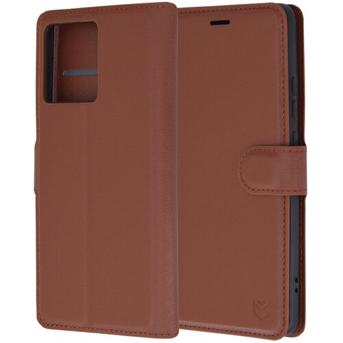 Techsuit Leather Folio preklopna maska za Motorola Edge 50 Pro &ndash; smeđa Cijene