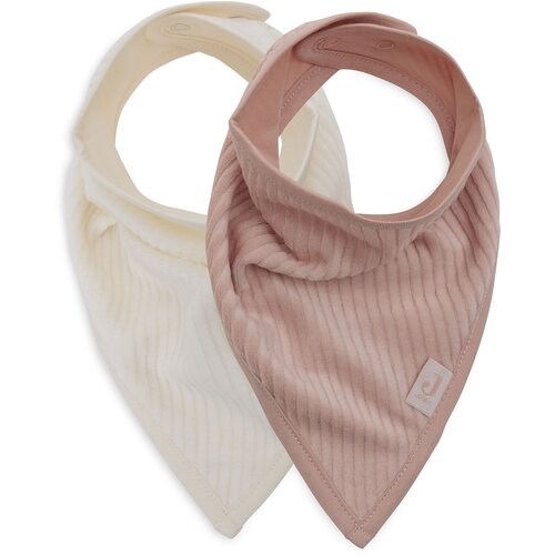 Jollein podbradnjak/marama Velvet Rib wild rose/ivory Slike