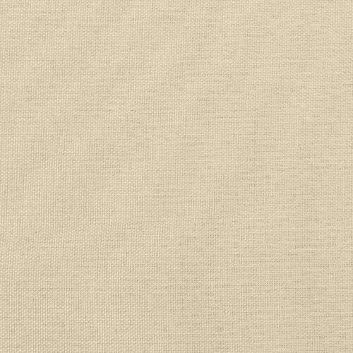 vidaXL Box spring postelja z vzmetnico krem 100x200 cm blago, (21305271) Cene
