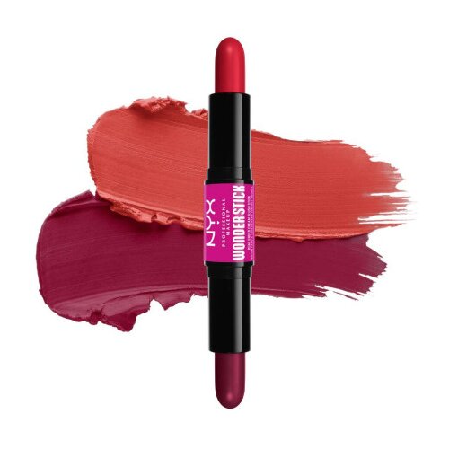 NYX Professional Makeup kremno rdečilo - Wonder Stick Blush - Bright Amber & Fuschia (WSB05) Cene