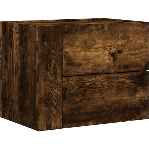 Maison Chic Stenska Nočna omarica - Nočna miza dimljen hrast 45x30x35 cm, (21687737) Slike