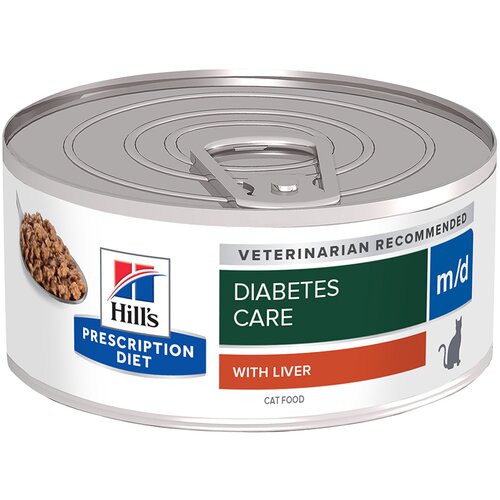 Hill&amp;rsquo;s 20 + 4 gratis! 24 x 156 g Prescription Diet s piletinom - m/d Diabetes Care Slike