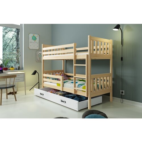 BMS Group Pograd Carino s predalom - 80x190 cm - bor/bela Slike