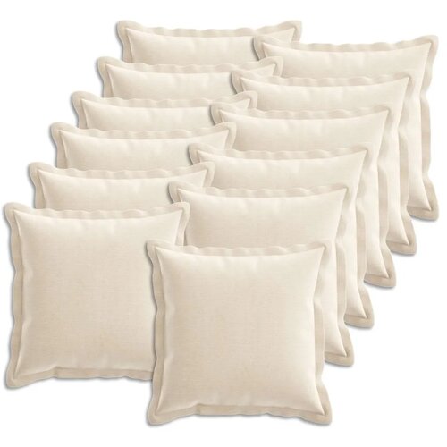  Presvlaka za jastuk 12 kom. HOUTEN Krem 50 x 50 cm - Krem 50 x 50 cm 12 Cene