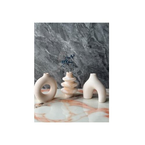 WALLXPERT Set vaza Glamour Candle 5 komada, 8x8x10 cm, 3 komada, bež Cijene