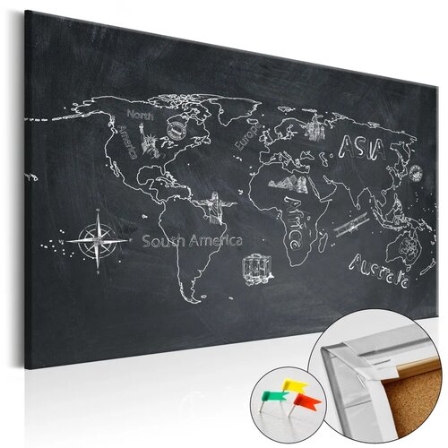  Slika na plutenoj podlozi - Travel broadens the Mind 90x60 Cijene