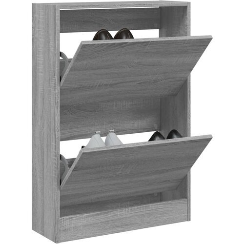  The living store omarica za čevlje siva sonoma 60x21x87,5 cm inženirski les - omarica za čevlje, (21485631) Slike