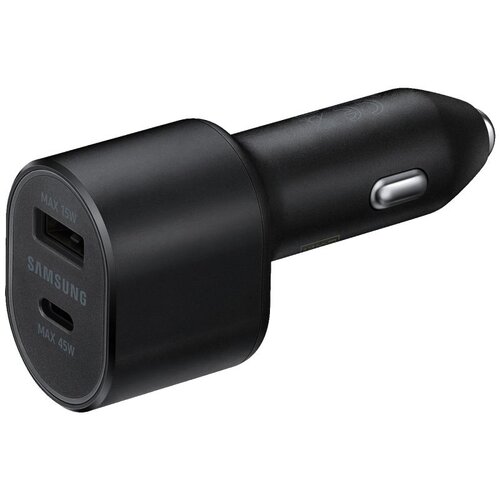 Samsung Auto punjač sa type C kabelom, brzi, USB-A, USB-C, 45W+15W - EP-L5300XB Slike