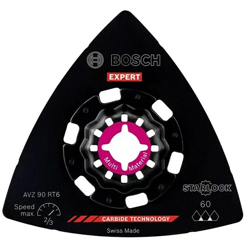 Bosch Expert Delta brusna ploča AVZ 90 RT6 (D x Š: 85 x 90 mm, Granulacija: 60)