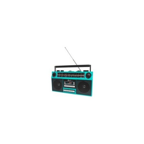  EPE FP-830 Old Style prijenosni retro radio s kasetofonom, Bluetoothom i USB-om &ndash; zeleni Cijene