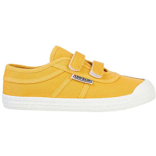 Kawasaki Nizke superge Original Kids Shoe W/velcro K202432 Rumena Slike