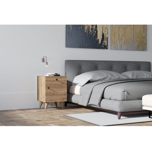 Hanah home Noćni ormarić Pila 40x60​​x43.8cm Orah Cijene