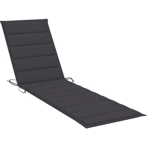  Jastuk za ležaljku antracit 200 x 50 x 3 cm od tkanine Oxford Slike