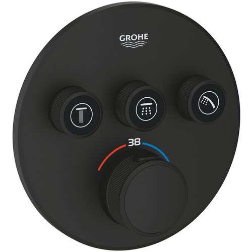 Grohe grohtherm smartcontrol termostatski mešač sa tri funkcije phantom black 29508KF0 Slike
