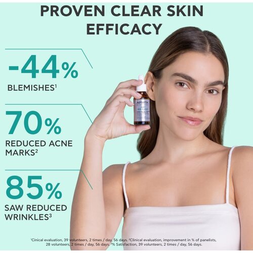 Apivita Just Bee Clear Serum serum za masnu i problematičnu kožu 30 ml Slike