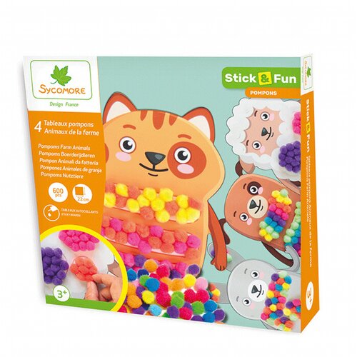 SYCOMORE Stick & Fun – okrasje s cofki – domače živali Cene
