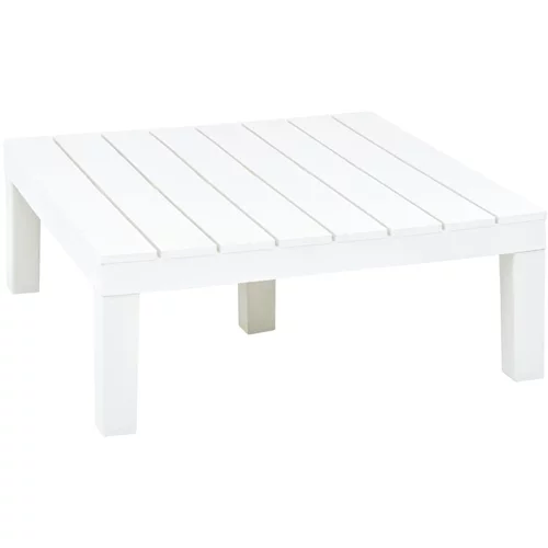  Vrtni stol bijeli 78 x 78 x 31 cm plastični