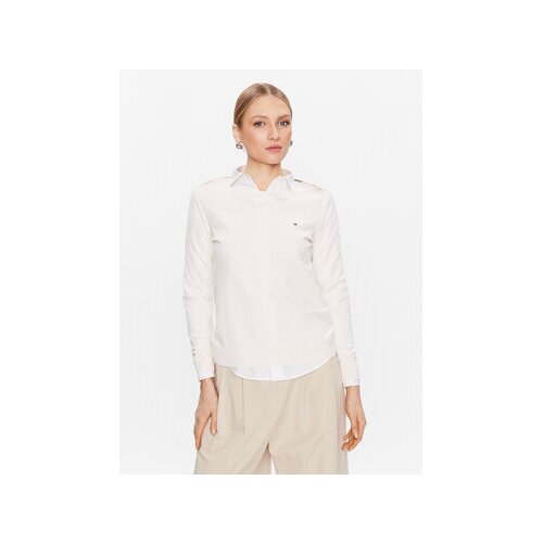 Tommy Hilfiger Pulover WW0WW37938 &amp;Eacute;cru Regular Fit Slike