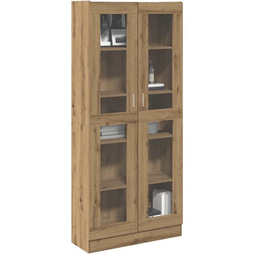  Visoka ploča Artisan hrast 82,5x30,5x185 cm izrađeno drvo Slike