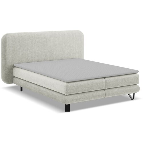 Makamii Bež boxspring postelja 140x200 cm Ilima – Cene