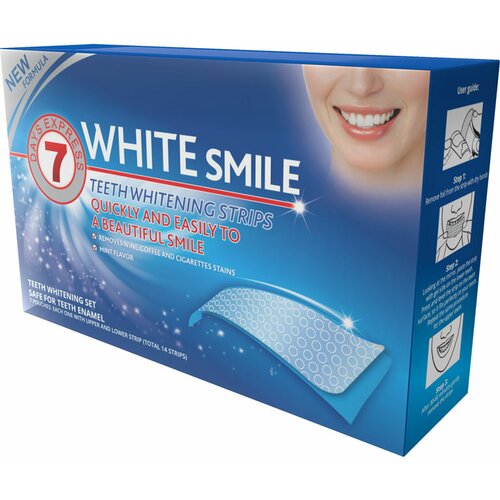 White smile trakice za izbeljivanje zuba nova formula 14 komada Cene