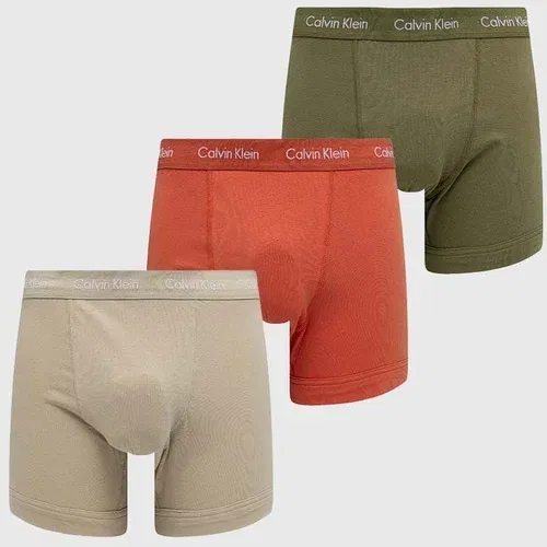 Calvin Klein Underwear Bokserice 3-pack za muškarce, boja: zelena