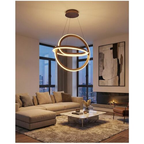 Opviq luster Galaksi 2733-1A-20, LED 57 W, zlatni Cene