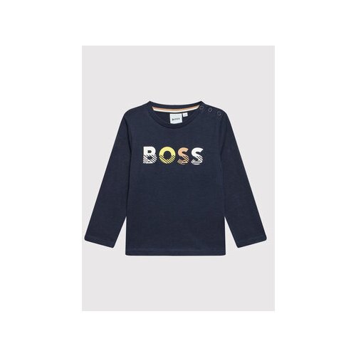 Boss Bluza J05946 S Mornarsko modra Regular Fit Slike