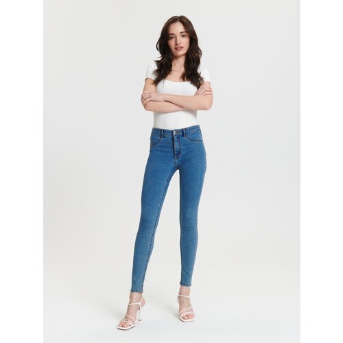 Sinsay Skinny mid rise traperice Slike