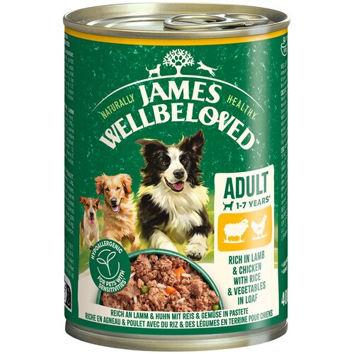 James Wellloved Adult Dog Hypoallergenic janjetina i piletina u pa&scaron;teti - 24 x 400 g Cijene