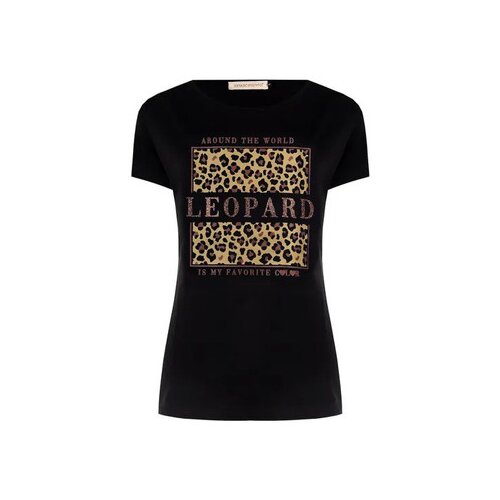 Rinascimento Majice s kratkimi rokavi CFC0127106003 Črna Slike