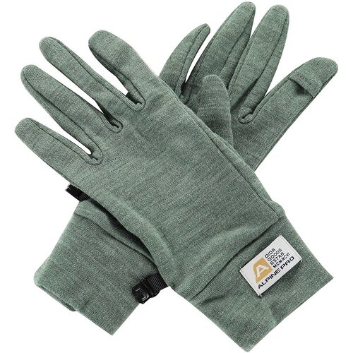 Alpine pro Merino wool gloves SILASE loden frost Slike
