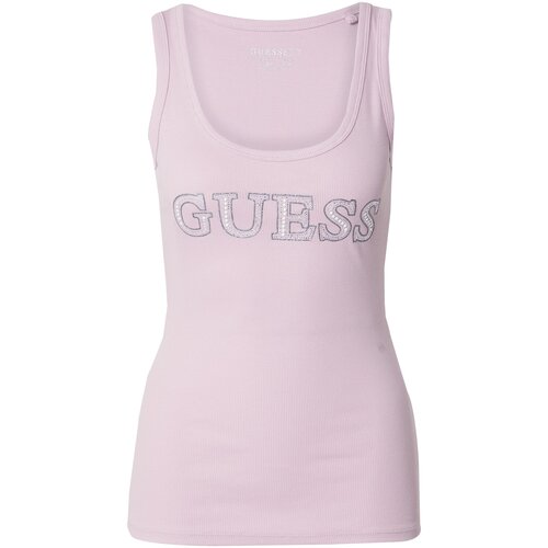 Guess Top pastelno ljubičasta / srebro / bijela Slike
