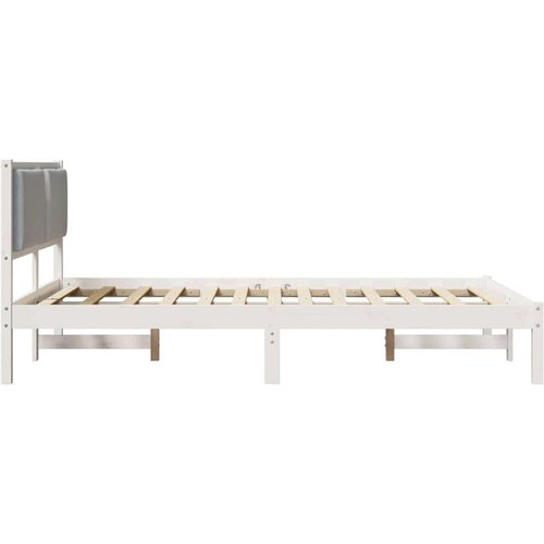  Okvir za krevet s uzglavljem Svijetlo siva 135 x 190 cm Slike