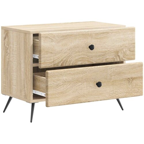  Noćni ormar Hrast sonoma 62 x 34,5 x 47,5 cm Konstruirano drvo Slike