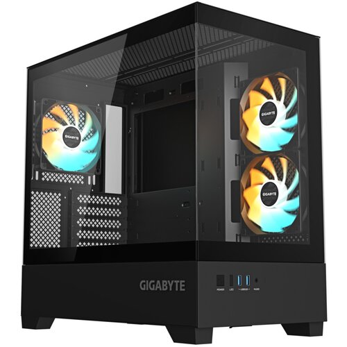 Gigabyte Case GB-C201P Mid-tower, mATX, 3x 120mm ARGB fans Slike