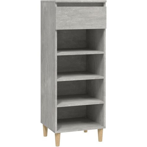Maison Chic Omarica za obutev - Kopa za čevlje betonsko siva 40x36x105 cm inženirski les, (21777359) Slike