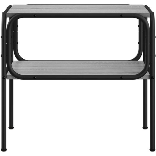  Bocni stol Siva Sonoma 100 x 50 x 46 cm Konstruirano drvo Slike