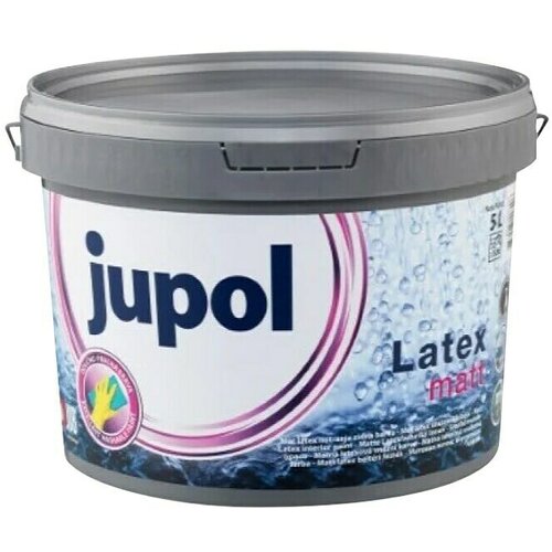 Jub Unutarnja disperzijska boja Latex Mat (Bijela, 5 l) Slike