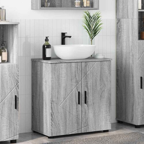 vidaXL Kupaonski ormar s policom Sivi hrast sonoma 61 x 35 x 64 cm Cijene